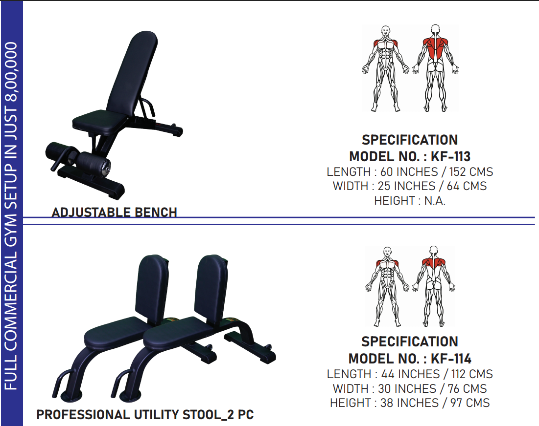 Professional Gym Stepup Packages