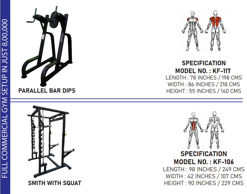 Professional Gym Stepup Packages