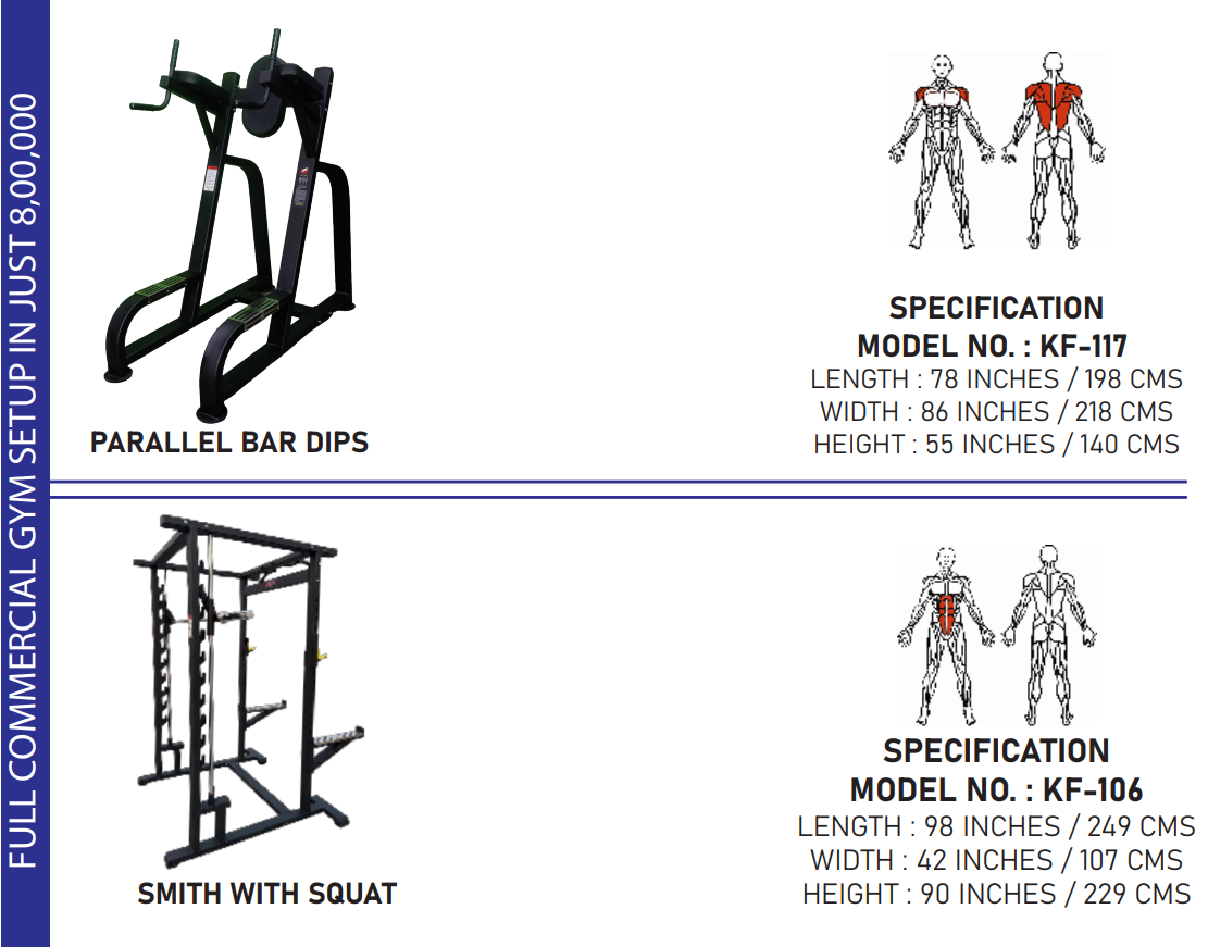 Professional Gym Stepup Packages